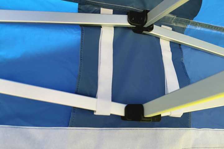 Vnútorná konštrukcia strechy nožnicového stanu 2x3m